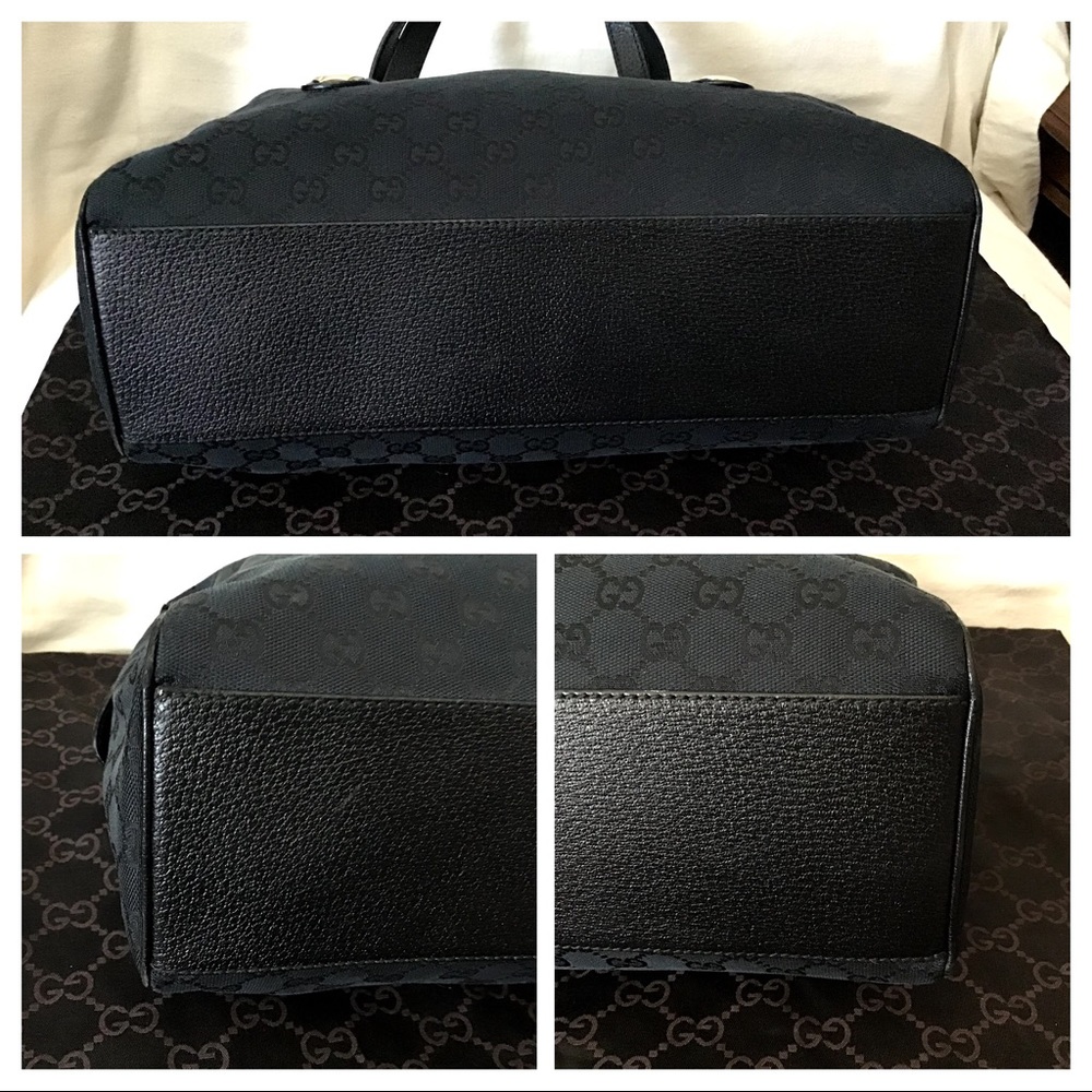 SOLD🎉🎉GUCCI Guccissima  Charmy Boston Black  Bag - Picture 4 of 8